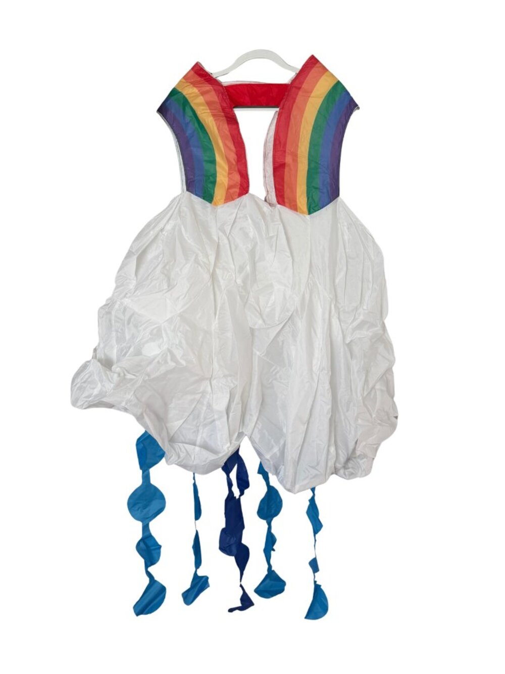 Cloud Costume - cloud blows up with a battery powered blower - rainbow accent